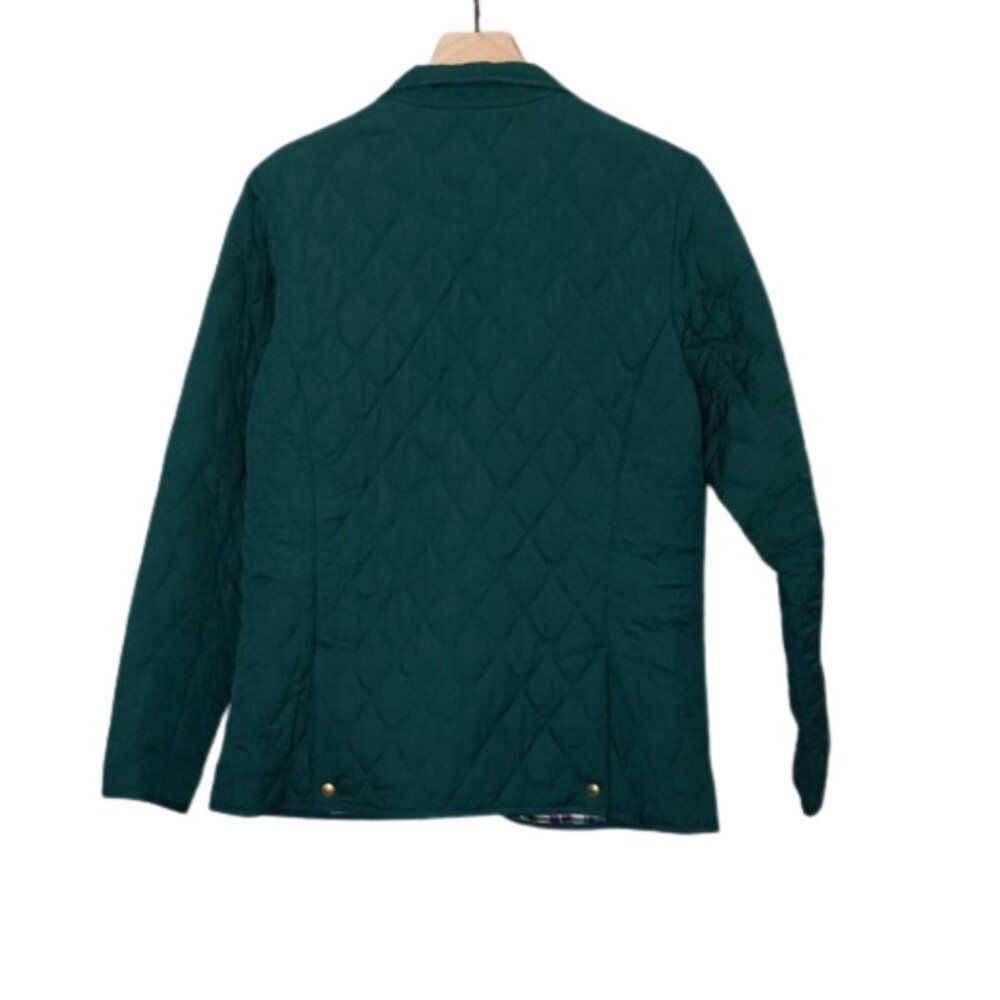 Lands' End Quilted Barn Jacket Medium - Picture 4 of 8